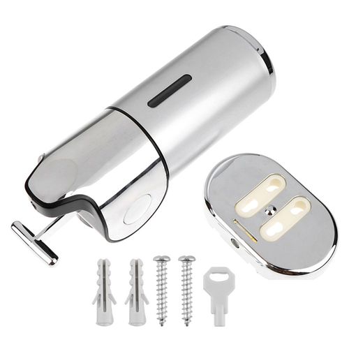 UK Soap Dispenser Wall Mounted Liquid Bathroom Hand Soap Shower Gel Shampoo — image 2
