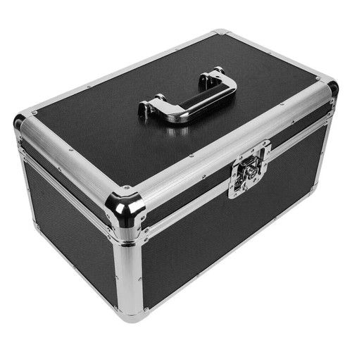 7" Storage Box Singles Vinyl Record Carry Case Tough Strong Holds 200 uk