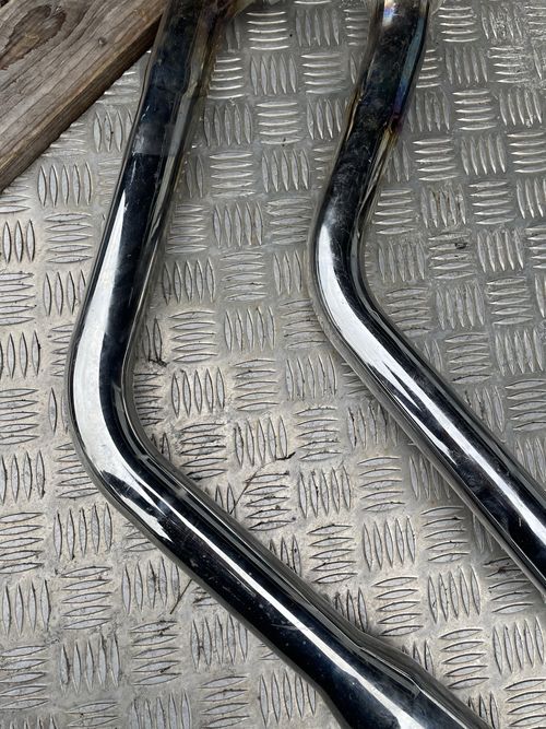 Harley Davidson 1340 Evo Big Twin Custom Exhausts Used Good As Shown Pair As Rem — image 10