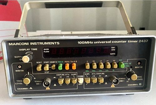 Marconi Instruments 2437 Universal Counter Timer 100MHz Frequency Counter