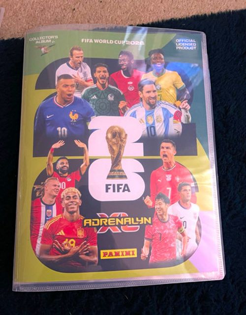 Panini FIFA World Cup 2026 Adrenalyn XL Album 340 plus Cards 9-Pocket Green