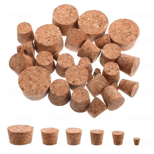 Tapered Cork Plugs Wooden Wine Corks Stoppers Reusable Sealing Stopper All Sizes — image 15
