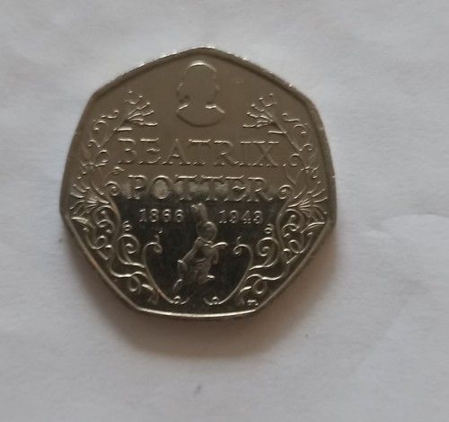 2016-18 Beatrix Potter Rare 50p Coins: Peter Rabbit Puddleduck Flopsy Bunny etc.