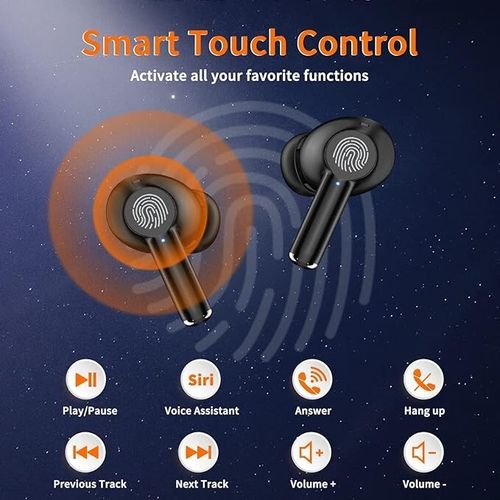 Wireless Earbuds, Bluetooth 5.3 Wireless Headphones in Ear, Touch Control, IP7 — image 5