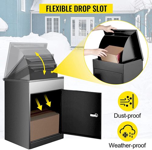 Extra Large Outdoor Parcel Secure Box Lockable Package Delivery Drop Postbox — image 4