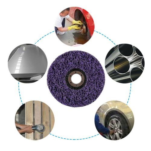 5-100PCS 115mm Poly Strip Wheel Discs Paint Rust Remove Abrasive Angle Grinder — image 10