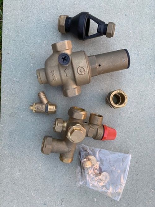 new caleffi part 536250 dvgr 3 bar Pressure Reducing Valve 3/4 in + other parts