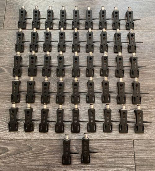 47 x Black Headshells JOB LOT Technics Numark Pioneer Audio Technica All Decks