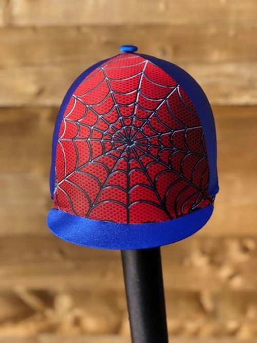 Riding hat silk fur Pom one Size Spider Man