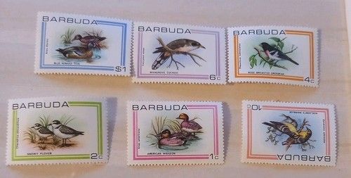 Barbuda Stamps Fauna Birds Set of 18  MNH