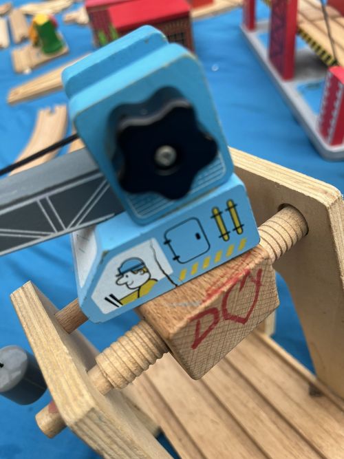 Large Brio etc Wooden Railway Train Set. Station, Bridges, Sheds & vehicles  — image 2