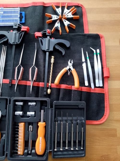 74pc Model Scenery Making Tool Kit Set For Airfix Hornby Hobby Modellers New — image 3