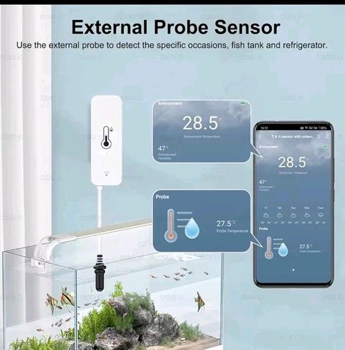 Tuya WiFi Duel Temp + Humidity Sensor with External Probe – Smart Life App — image 4