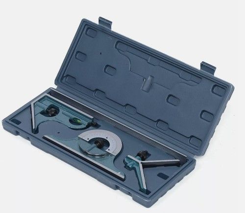 Combination Square Set Angle Ruler 180° Protractor Angle Ruler Measuring Tool UK