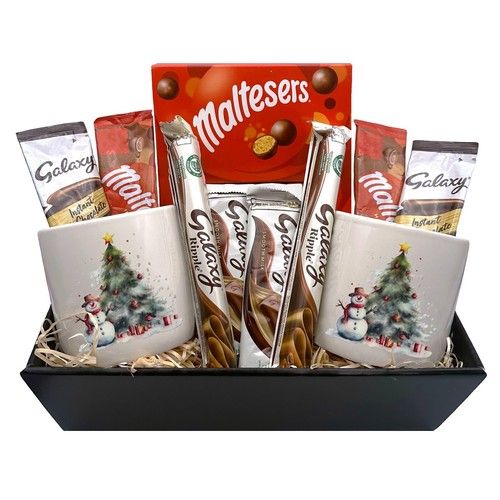 Couples Hot Chocolate Gift Hamper Mum Dad Daughter Son Parent Christmas Eve Set