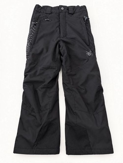 Spyder Kids Black Ski Trousers Salopettes Age 8 128cm Adjustable Waist