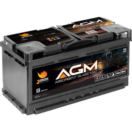 12V Jenox 105AH AGM Off Grid Leisure Battery