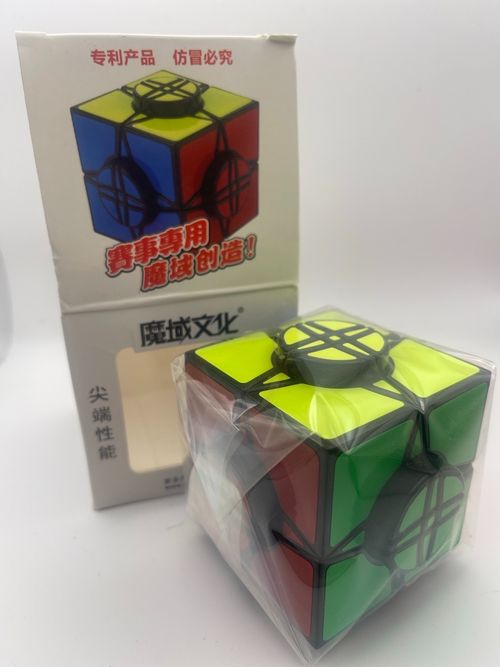 MoYu Time Round Black Stickered Twisty Puzzle Cube Boxed P86B — image 1