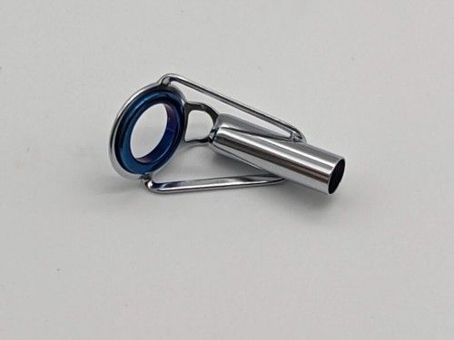 Fishing Rod Tip Eye Top Ring BLUE Liner Guide Replacement Stainless Steel Asstd