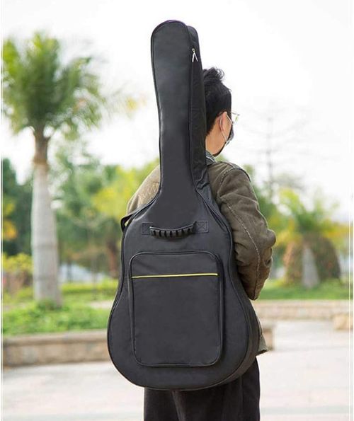 HEAVY DUTY FULL SIZE PADDED PROTECTIVE WATERPROOF ACOUSTIC GUITAR BAG CARRY CASE — image 3