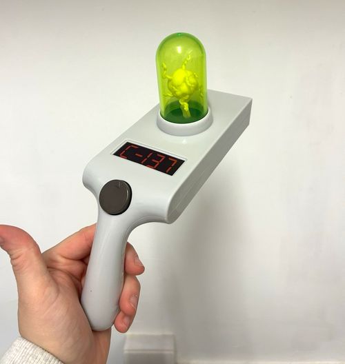Funko Rick and Morty Portal Gun Handheld Toy with Light, Sound & LED Display — image 1