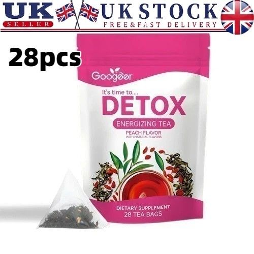 28pcs Lulutox Detox Tea Slimming Weight Loss Tea Bags Fat Burning Diet Tea UK~ — image 1