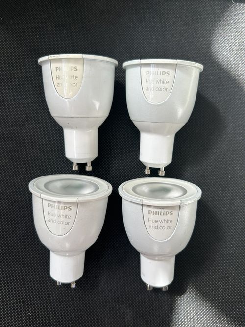 Philips Hue GU10 white and colour smart lightbulb X4 — image 1