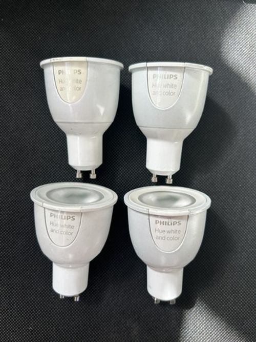Philips Hue GU10 white and colour smart lightbulb X4