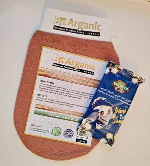 Top Moroccan Exfoliating Glove Hammam Loofah Body Scrub Spa Get Rid Of Dead Skin
