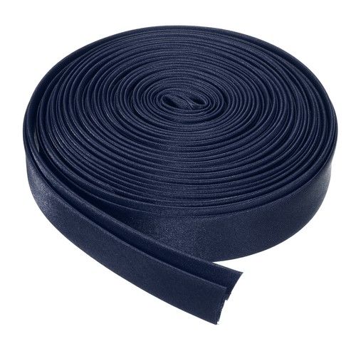Double Fold Bias Tape 4/5 Inch x 5.5 Yards Satin Pre-fold Tape Navy