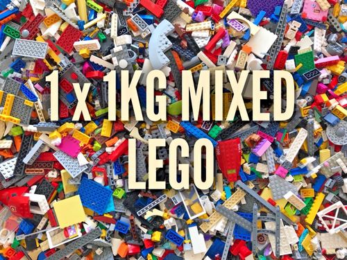 LEGO Bundle Set Joblot 1kg Bricks Parts & Pieces Minifigures Accessories Wheels — image 4