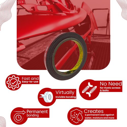 3M Double Sided Tape Heavy Duty Acrylic Foam Tape Strong Sticky Adhesive Pads — image 2