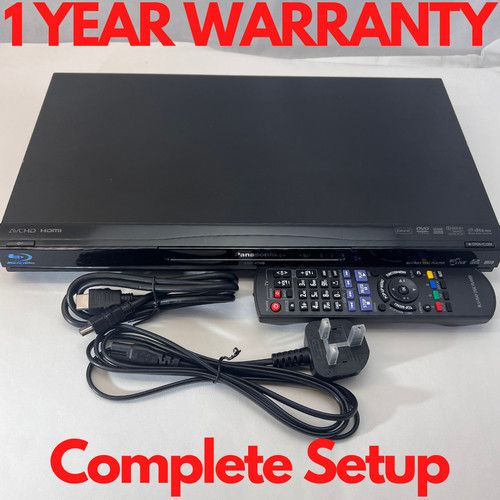 Panasonic DMP-BD60 - Blu-ray DVD Player Tested Remote Warranty remote hdmi
