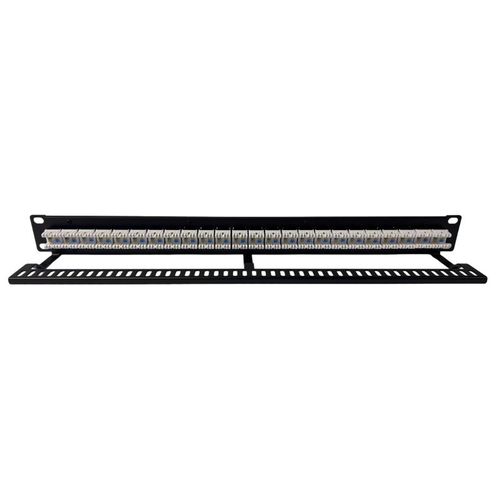 CAT6 UTP 24 Ports Patch Panel 19 inch - Loaded with Keystone Jacks — image 4