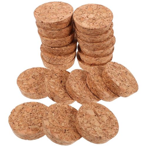 60Pcs Sturdy Wooden Wine Bottle Corks Reusable Stoppers for Glass Bottles — image 9