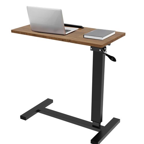 Overbed Table with Wheel Adjustable Height and Angle Home Desk Mobility Table UK — image 4