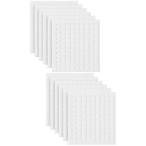 1600Pcs Durable Acrylic Double Sided Adhesive Dots Clear for Home and Office Fix — image 5