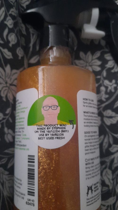 Lush Golden Egg Glitter Mist Spray 250g New expired 10-02-26 — image 2