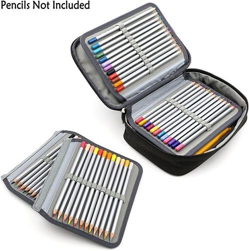 Large Capacity Color Sketch Pen Pencil Holder Case Makeup Organizer Storage Bag — image 3