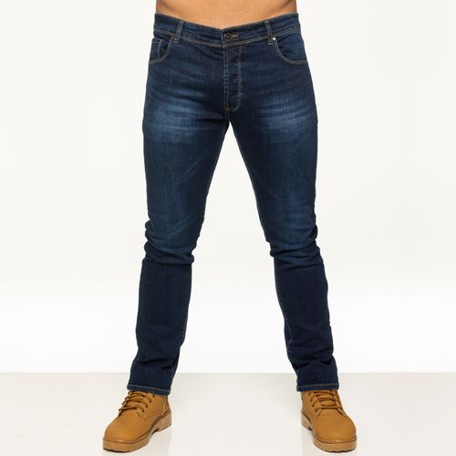 Enzo Slim Fit Jeans Mens Skinny Leg Stretch Denim Trousers Cotton Pants UK Sizes — image 3