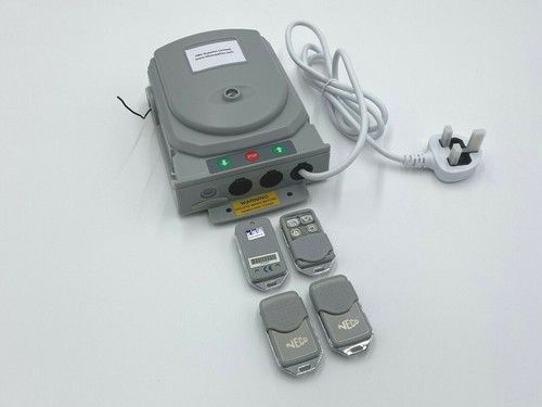Neco Euro Multi Channel Remote Control system for garage doors & 4 Remotes 