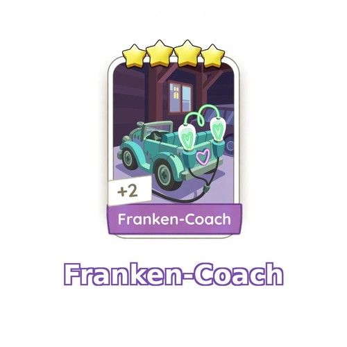 Franken-Coach _4 Stars Sticker Set_16 Monster Mash Album Mono-poly-go 