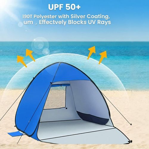Sun Shelter Beach Tent Automatic Easy Set Up Easy Setup for Camping Hiking NEW — image 3