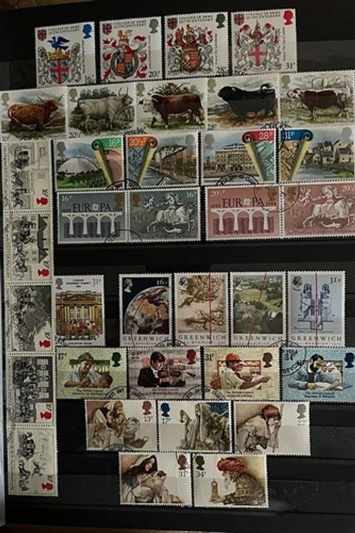 GB Stamps Commemorative Fine Used Full Year Sets 1967-1989 - Multiple Listings