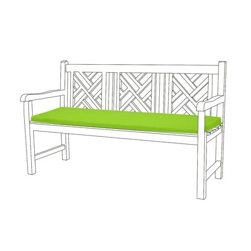 3 Seater Garden Bench Pad Outdoor Furniture Seat Bench Cushion Water Resistant