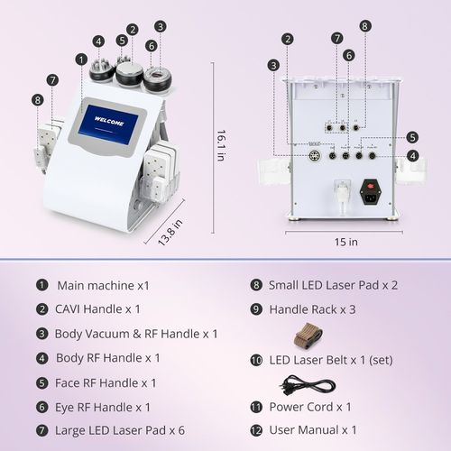 5/6/9/10 in 1 Beauty Machine for Body Massage Facial Skin Care Skin Lifting UK — image 5