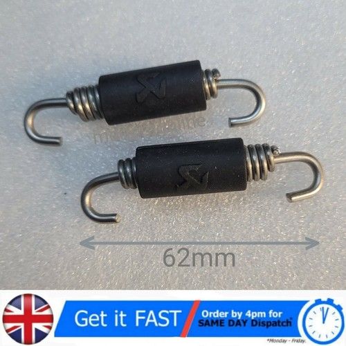 2PCS Motorcycle Exhaust Spring Hooks Modified 62mm Stainless Steel Universal