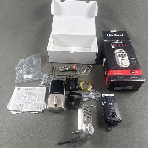 Kwikset HALO Smart Lock Deadbolt Satin Nickel Keypad PARTS ONLY *Read Desc