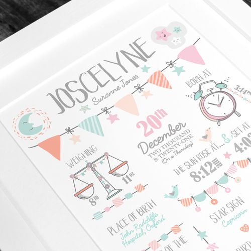 Personalised Baby Gift, Baby Boy Gift, Baby Girl Gift, New Baby Gift Christening — image 6