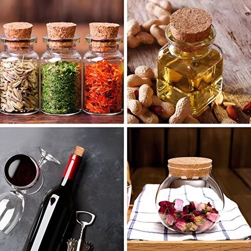 Tapered Cork Plugs Wooden Wine Corks Stoppers Reusable Sealing Stopper All Sizes — image 3